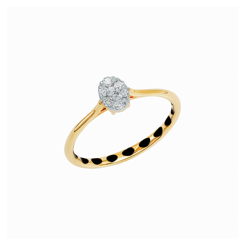 Oval Dia Ring