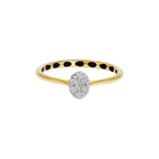 Oval Dia Ring