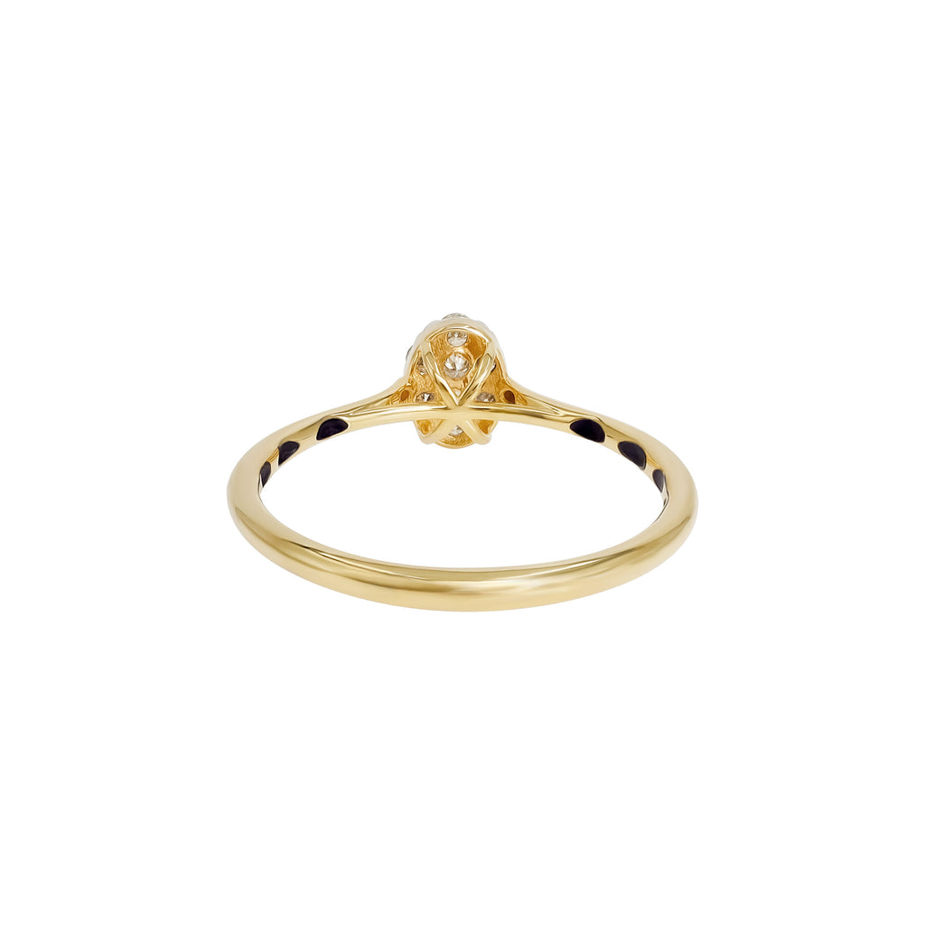 Oval Dia Ring