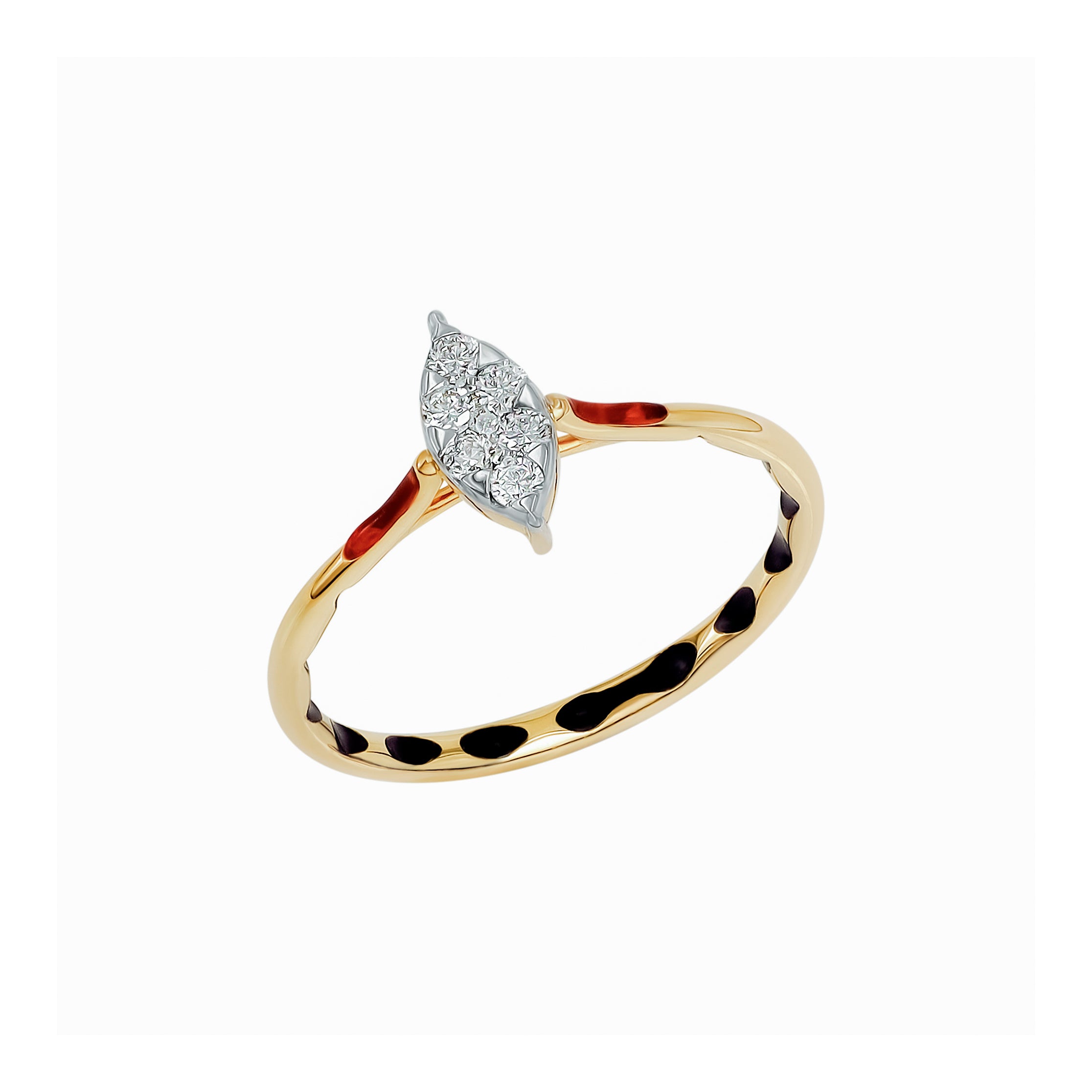 Navette Diamond Ring