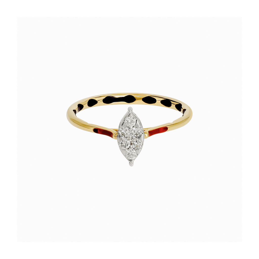 Navette Diamond Ring