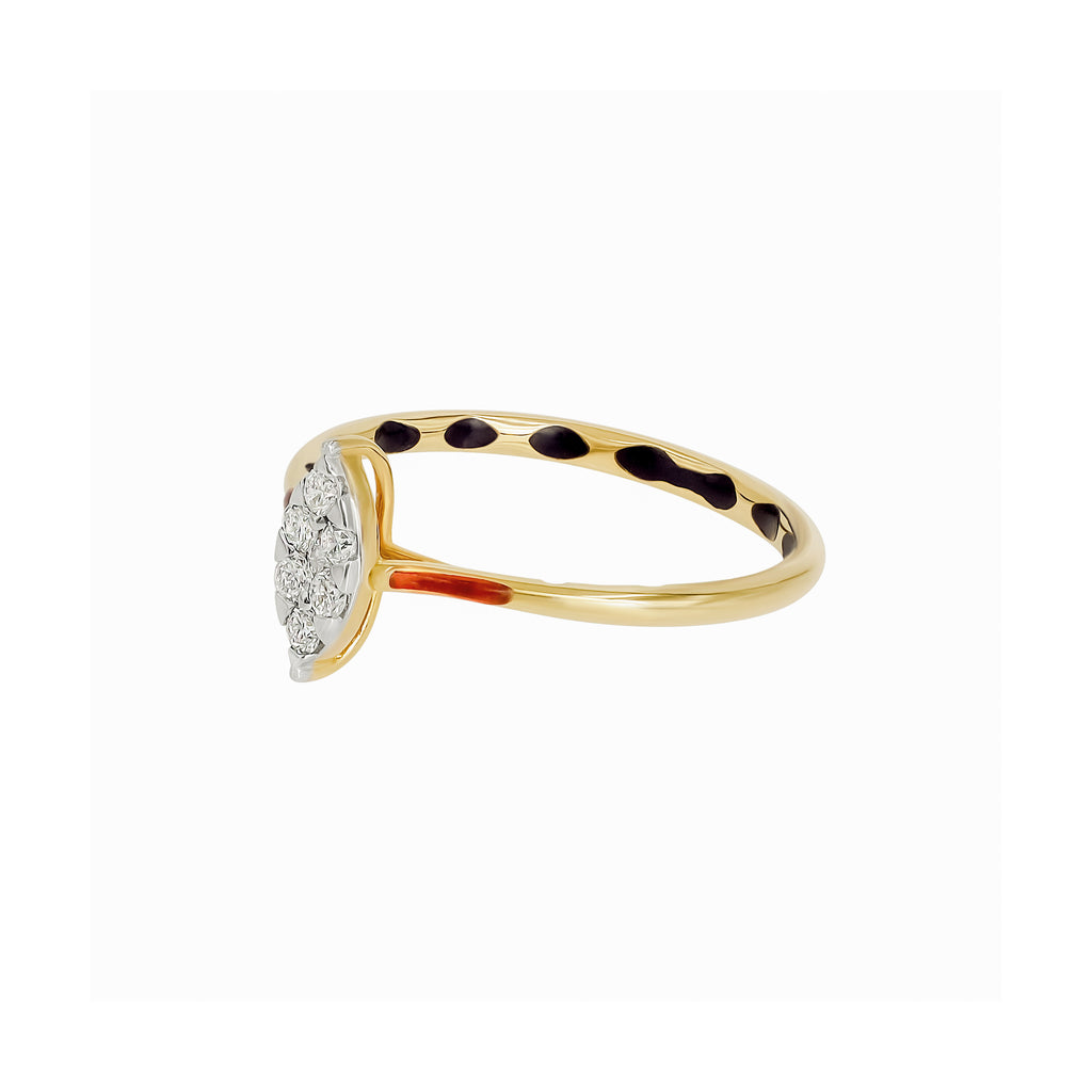 Navette Diamond Ring