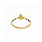 Noir Pear Diamond Ring