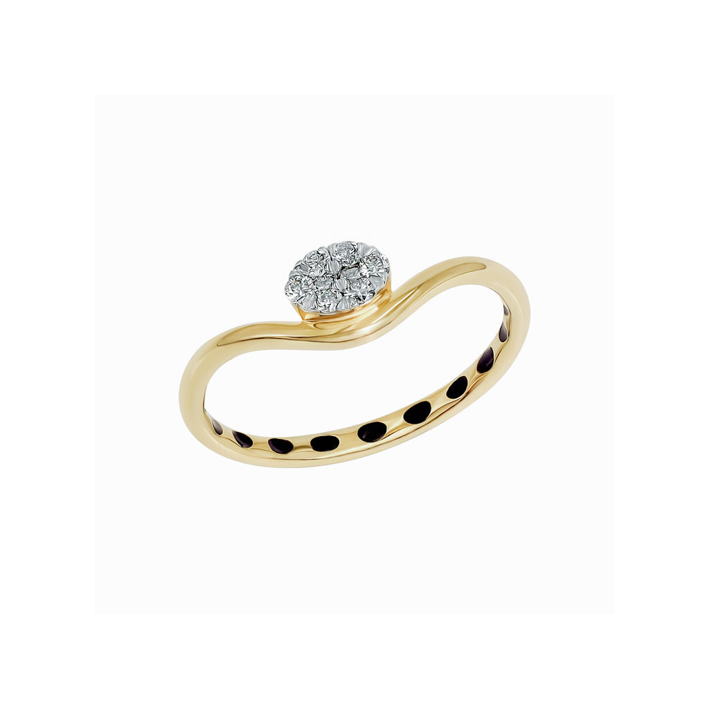Flow Diamond Ring