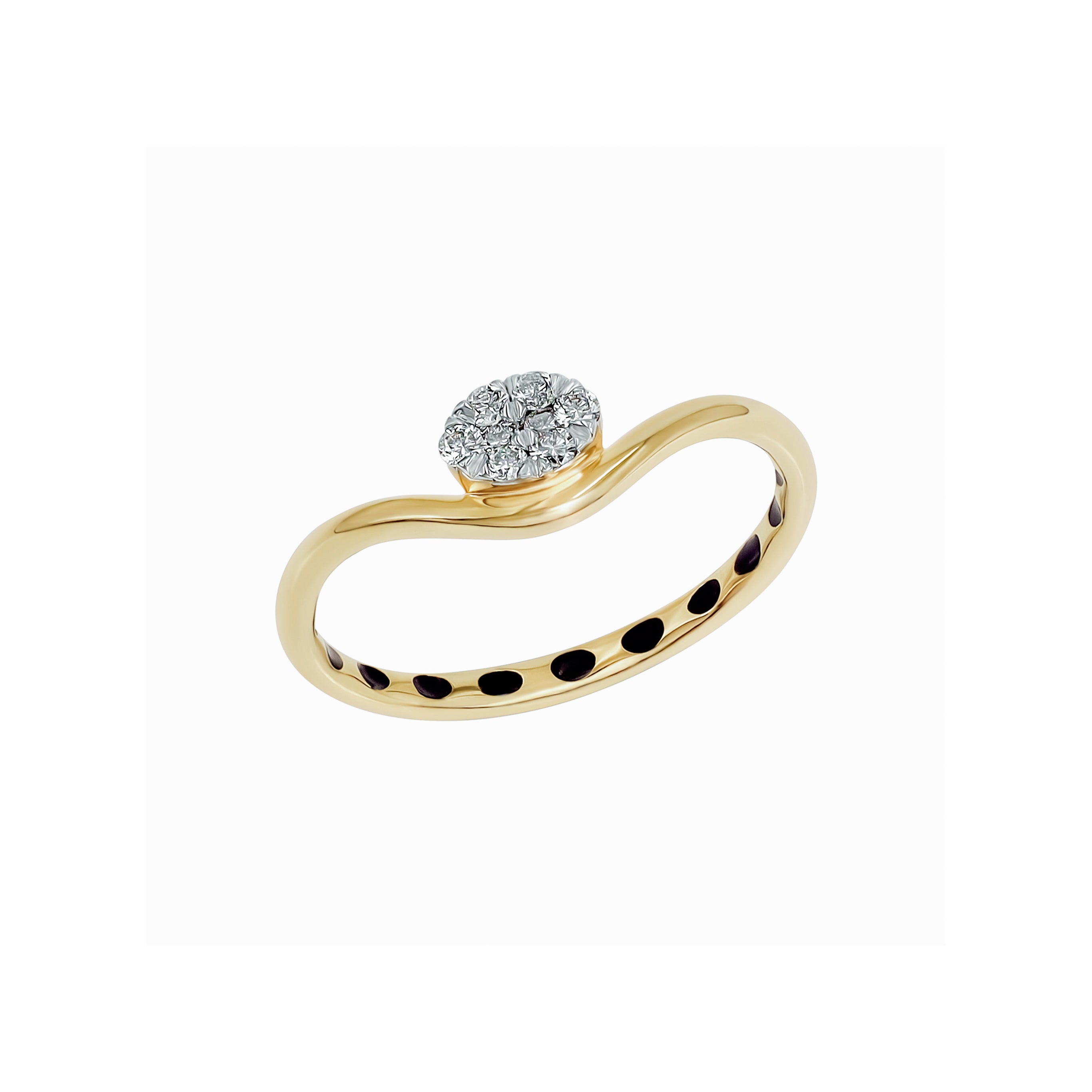 Flow Diamond Ring