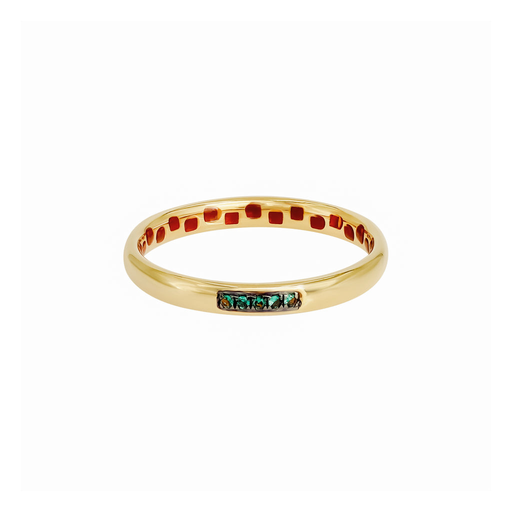 Trinity Bar Diamond Ring