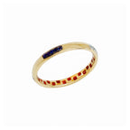 Blue & White Diamond Ring