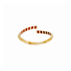 Diamond Tip Cuff Ring