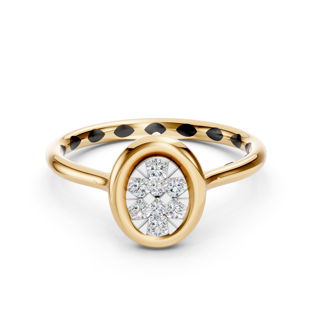 Oval Diamond Ring