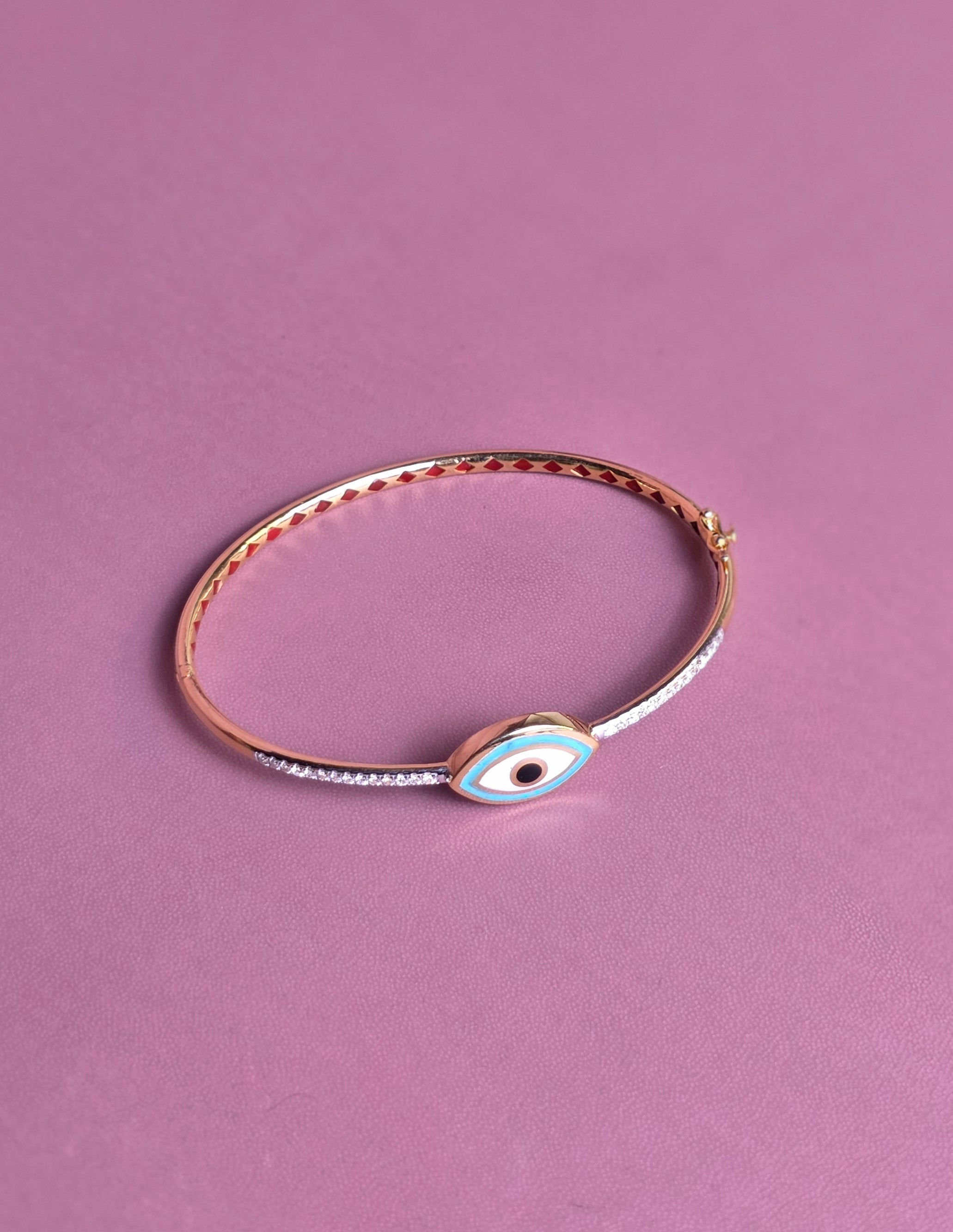 Evil-eye Diamond Bracelet