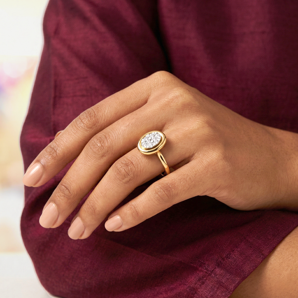 Oval Diamond Ring