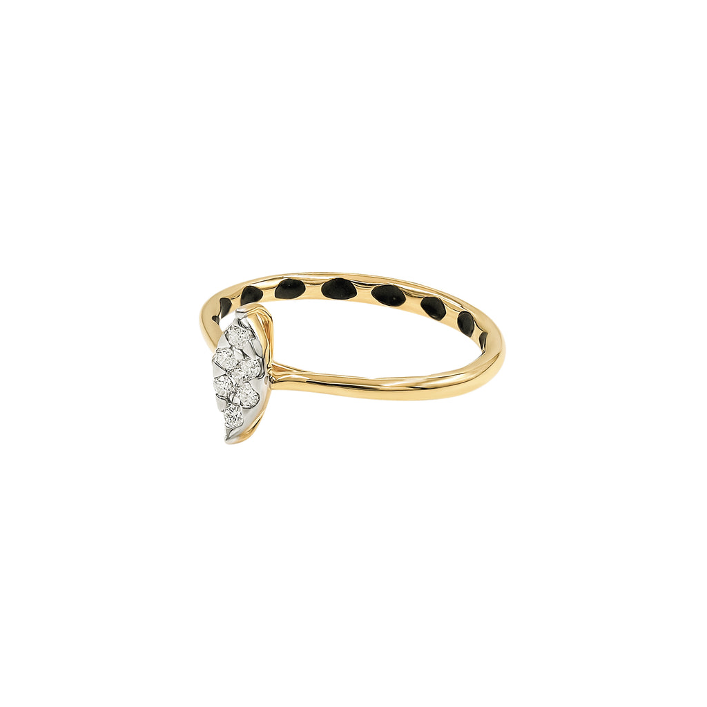 Vertical Marquise Ring