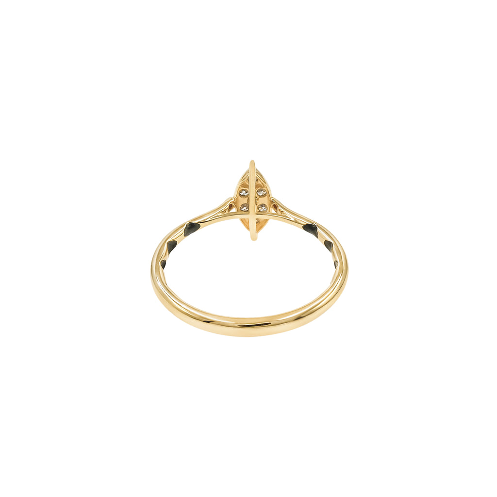 Vertical Marquise Ring