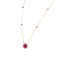 Cabochon Ruby Pendant