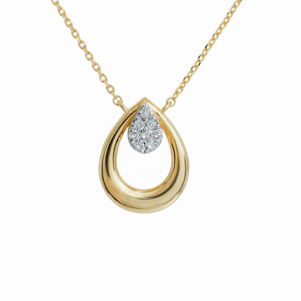 Drop Diamond Pendant
