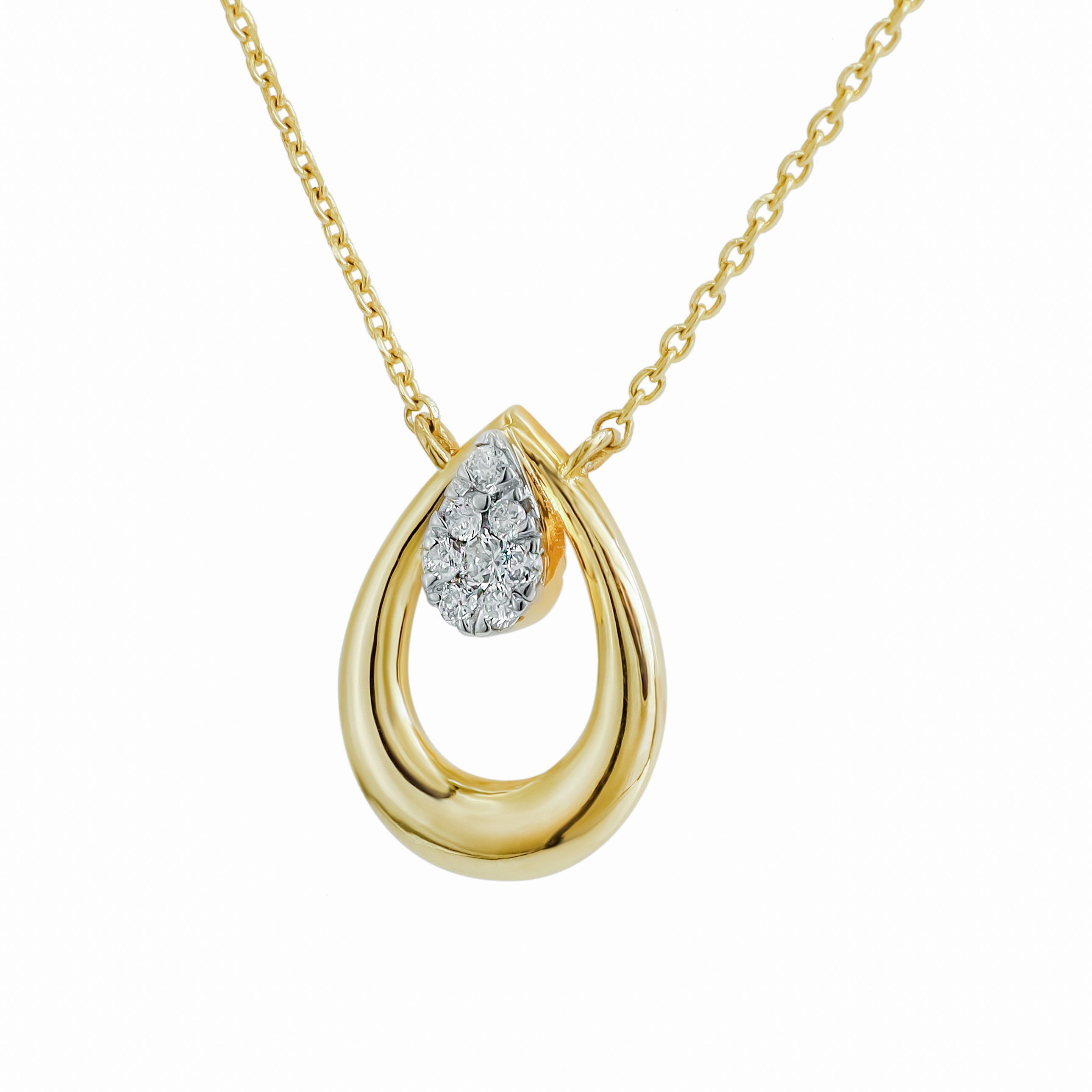 Drop Diamond Pendant
