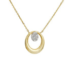 Oval Diamond Pendant