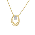 Oval Diamond Pendant