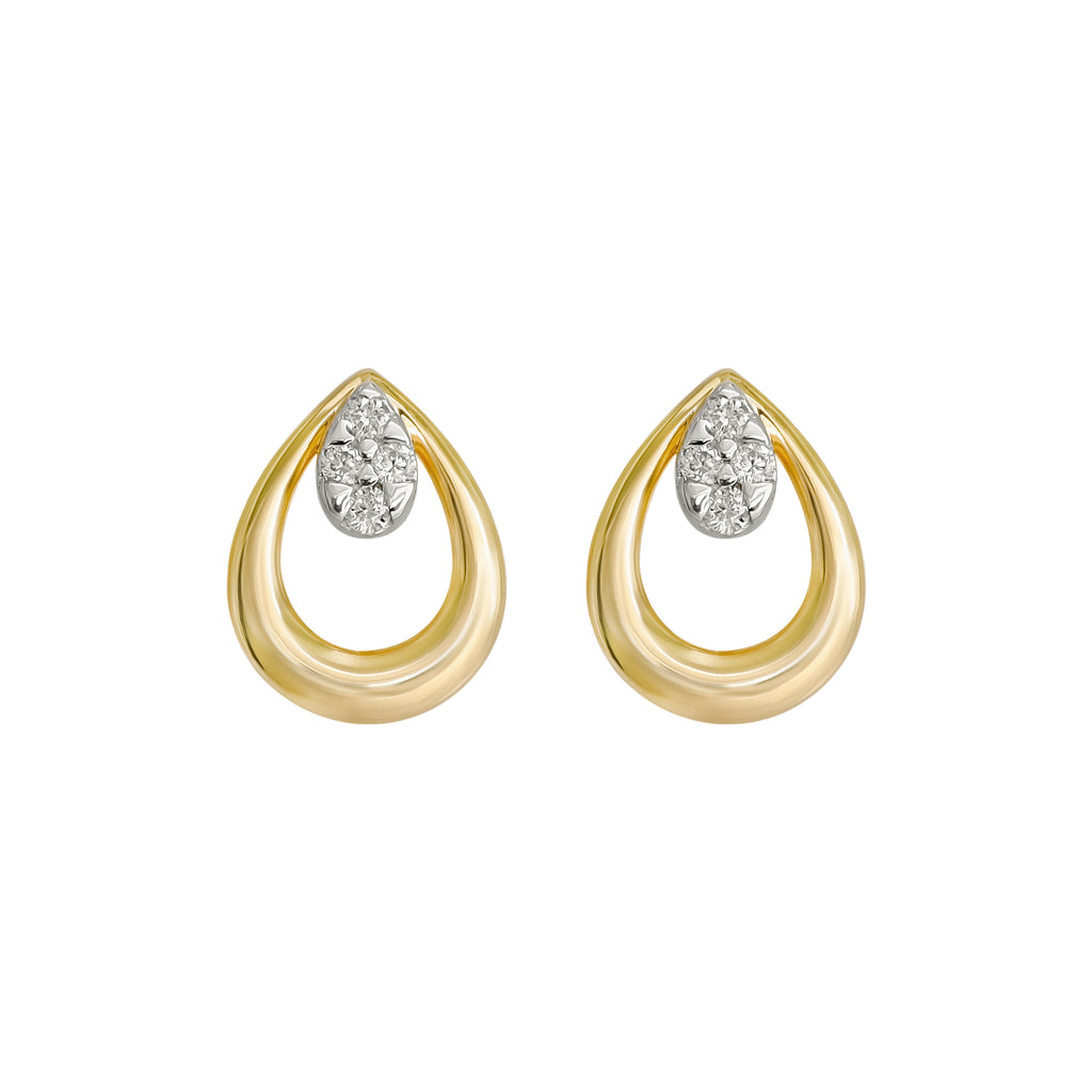 Diamond Drop Earring