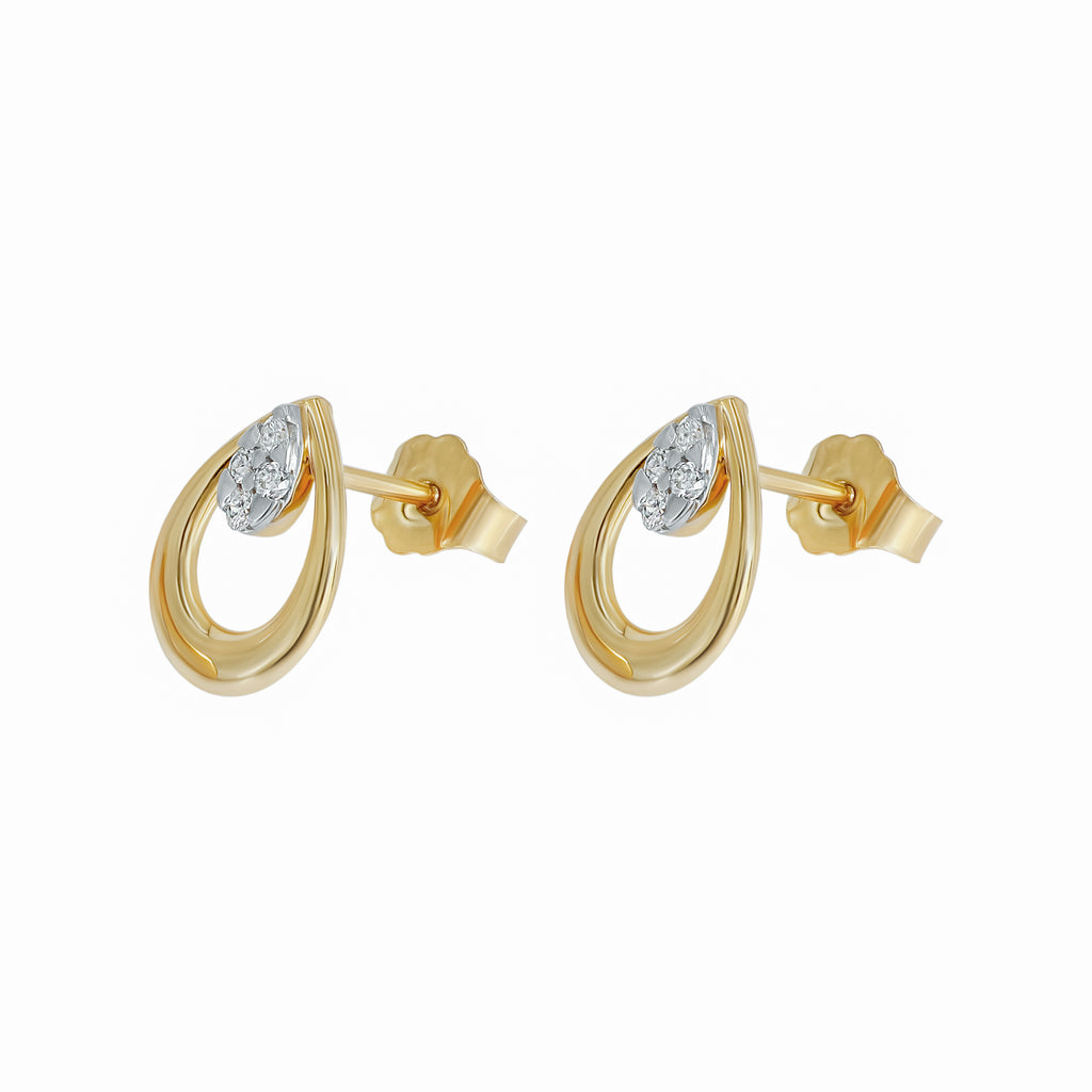 Diamond Drop Earring