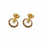 Oval Diamond Earring