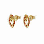 Petal Diamond Cluster Earrings