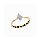 Vertical Marquise Ring