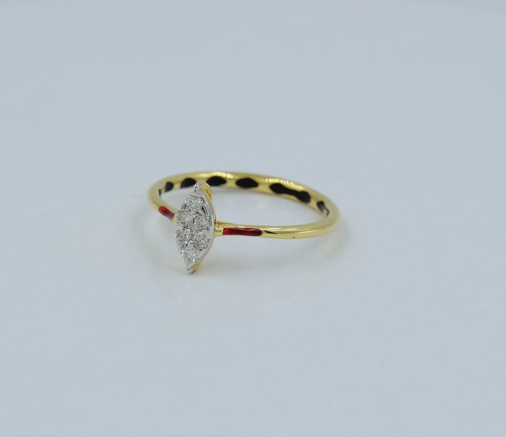 Navette Diamond Ring