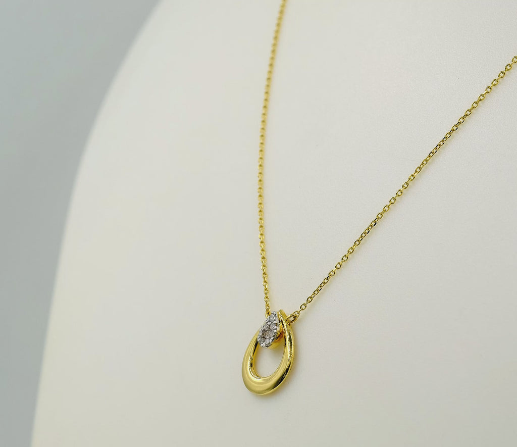 Drop Diamond Pendant