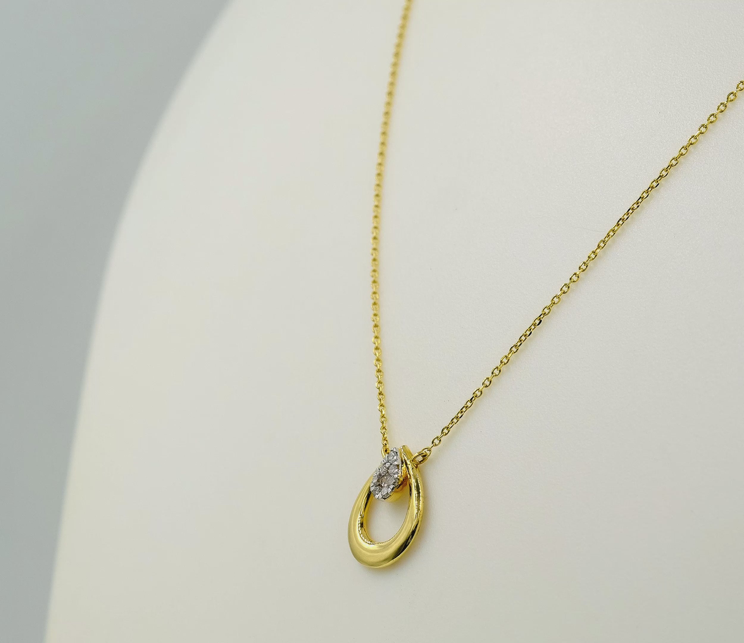 Drop Diamond Pendant