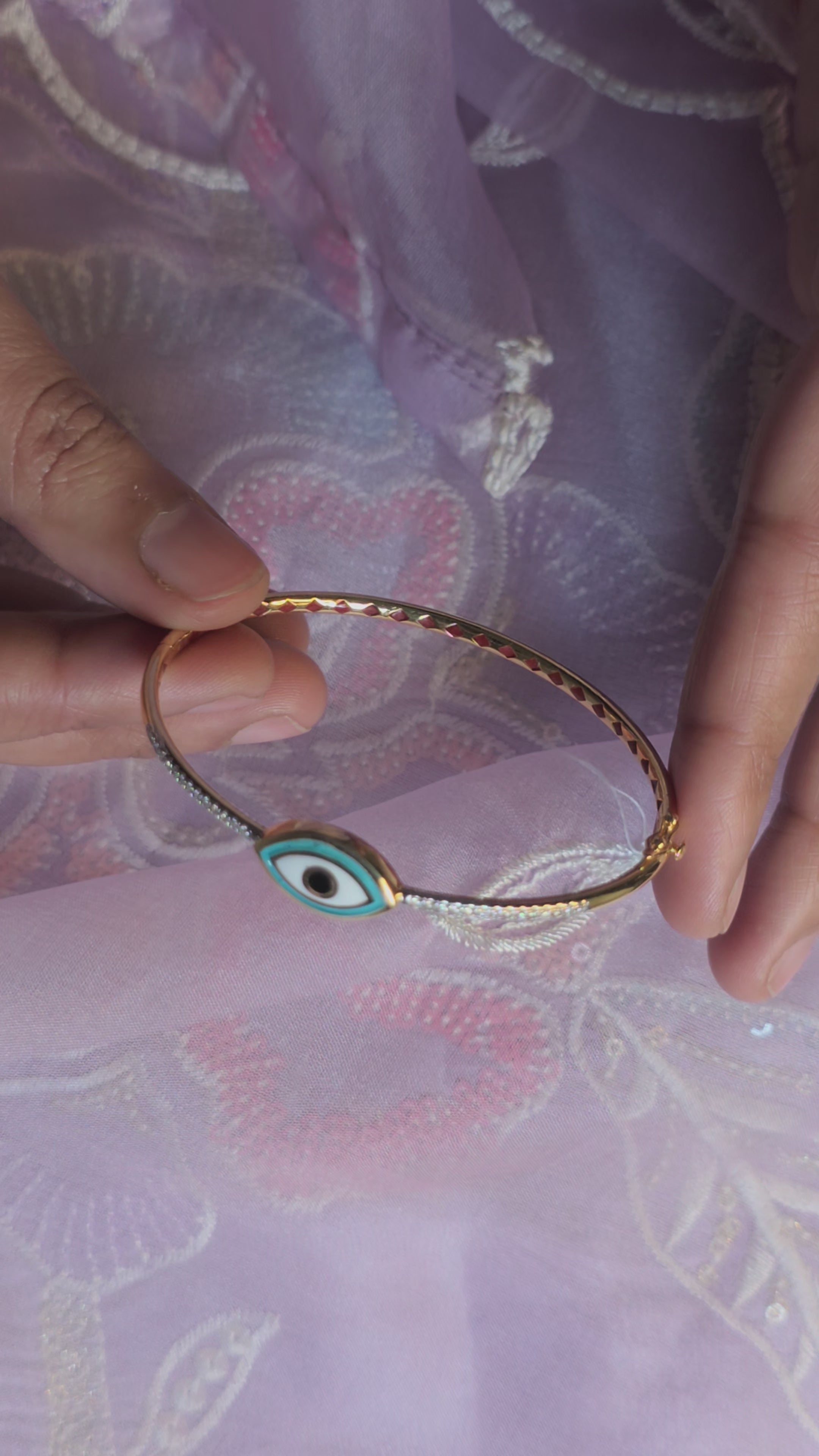 Evil-eye Diamond Bracelet