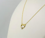 Nested Heart Diamond Pendant