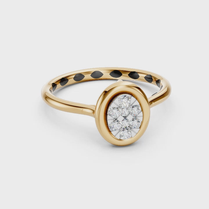 Oval Diamond Ring