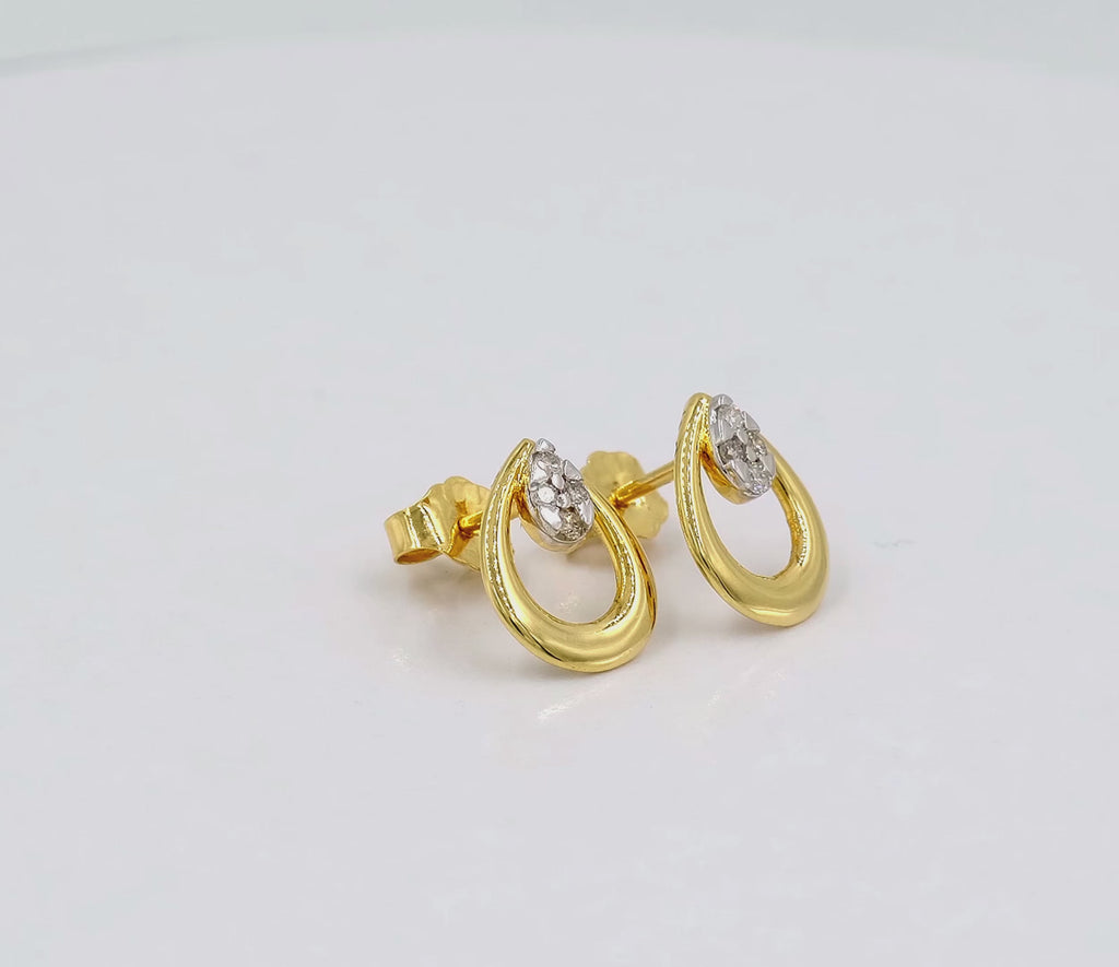 Diamond Drop Earring