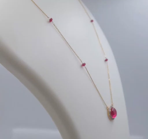 Cabochon Ruby Pendant