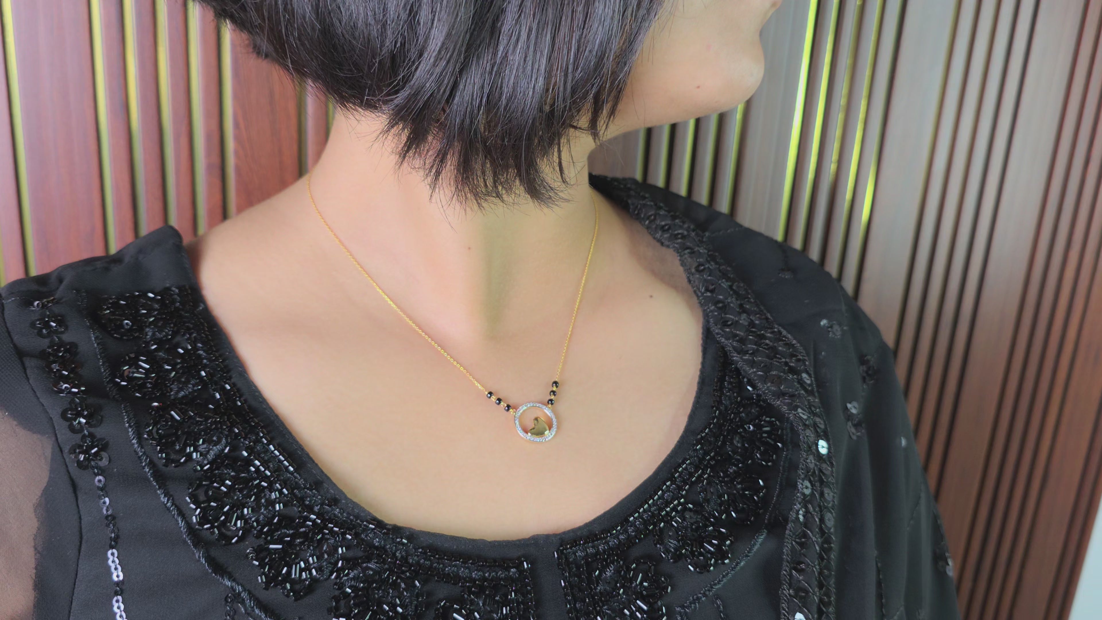 Golden Orbit Mangalsutra