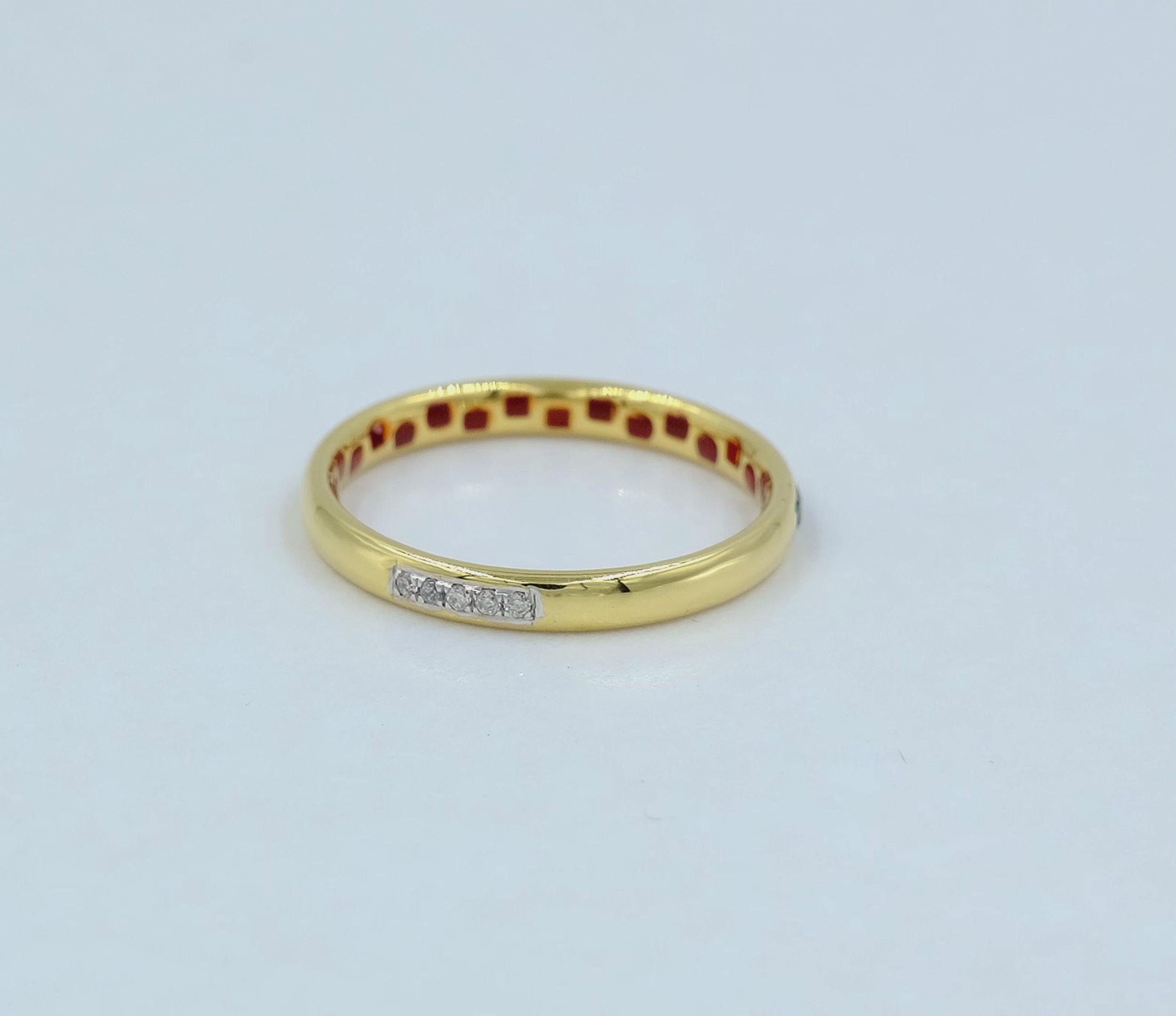 Trinity Bar Diamond Ring